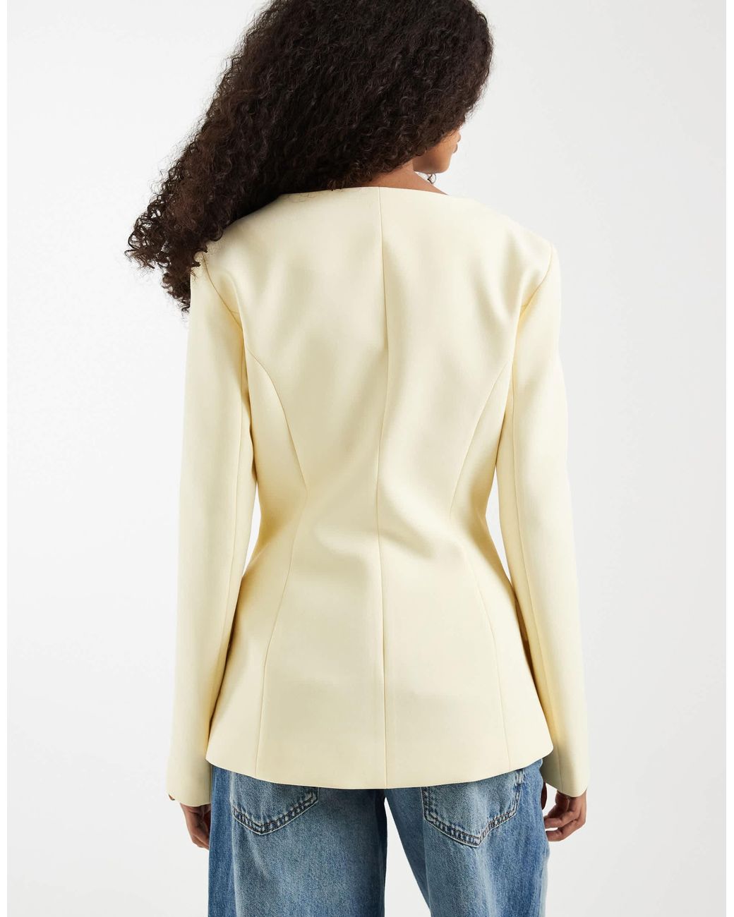 ASOS Natural – elegante leinenweste