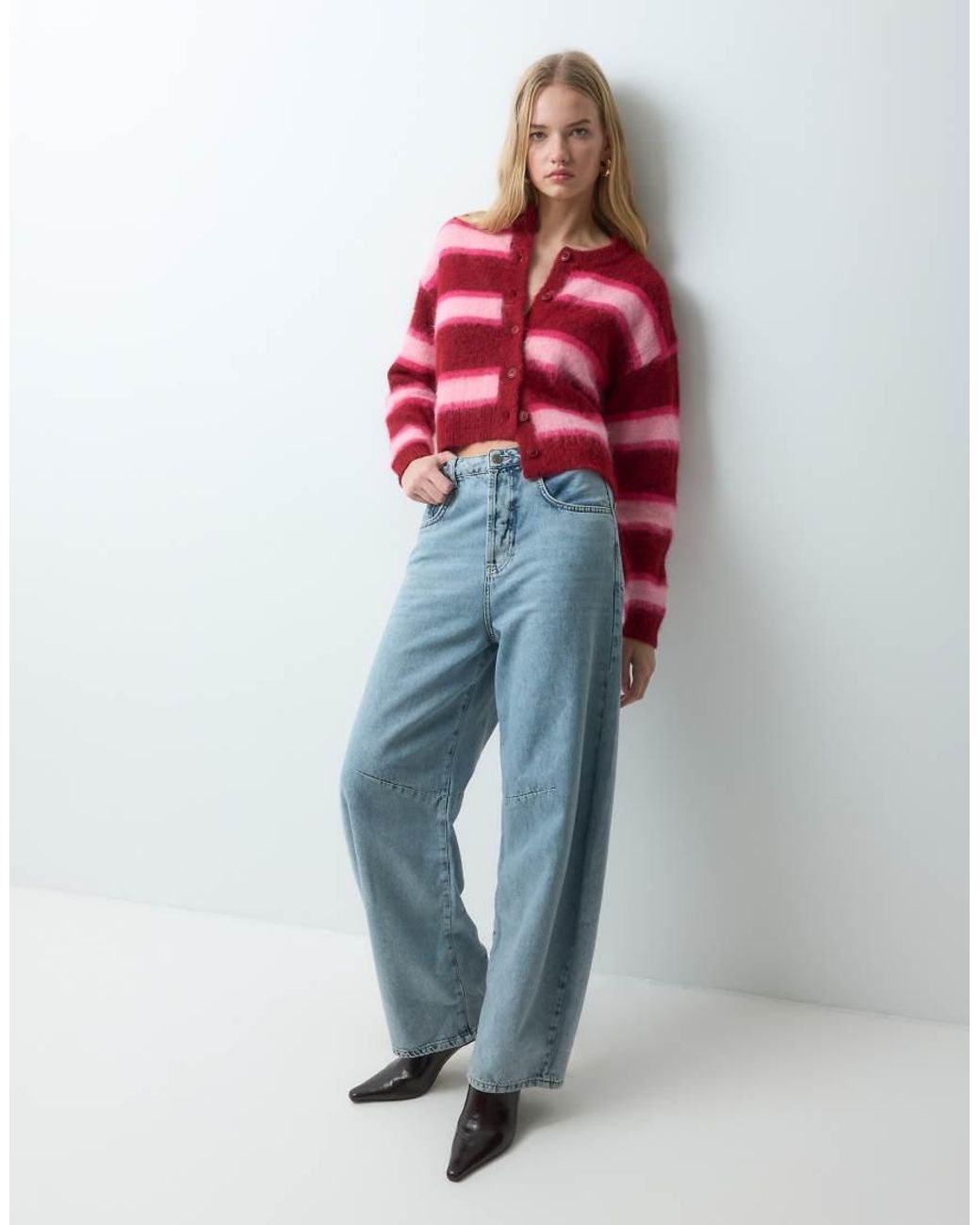 Cardigan di Threadbare in Red