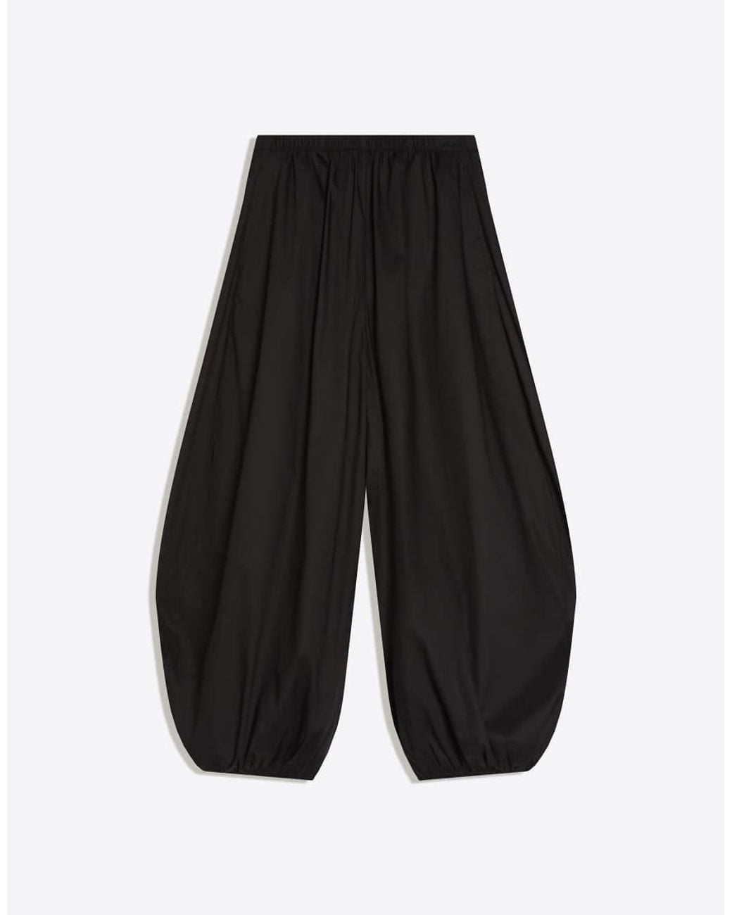 Bershka Black Poplin Bloomer Trousers