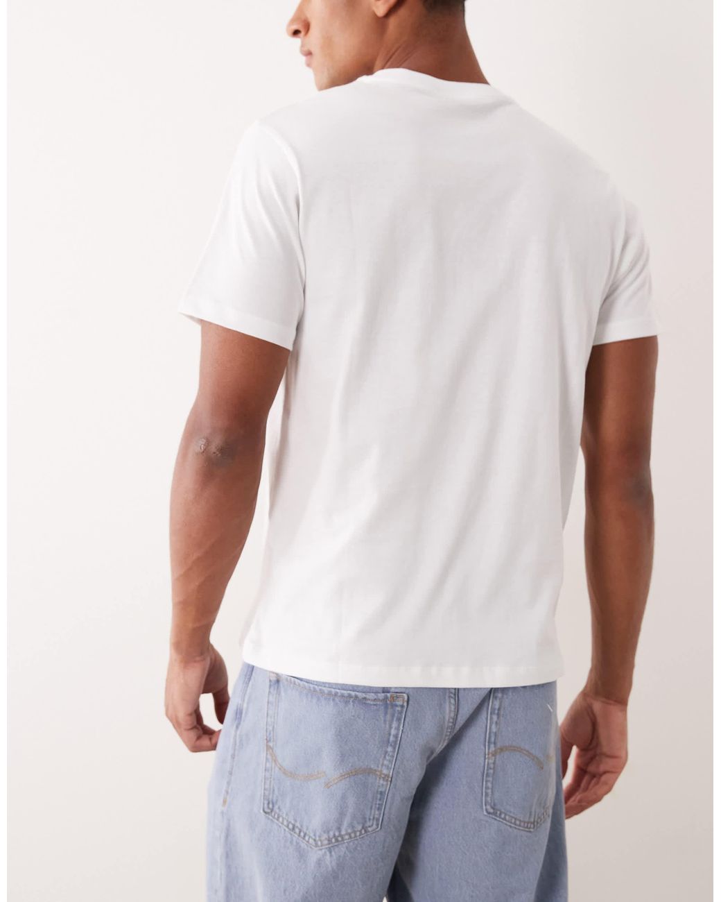 ASOS – 3er-pack basic-t-shirts in Blue für Herren