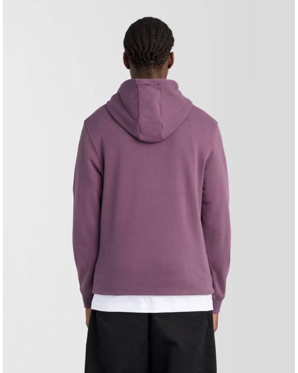 Lyle & Scott Purple Mid Layers Pullover Hoodie for men