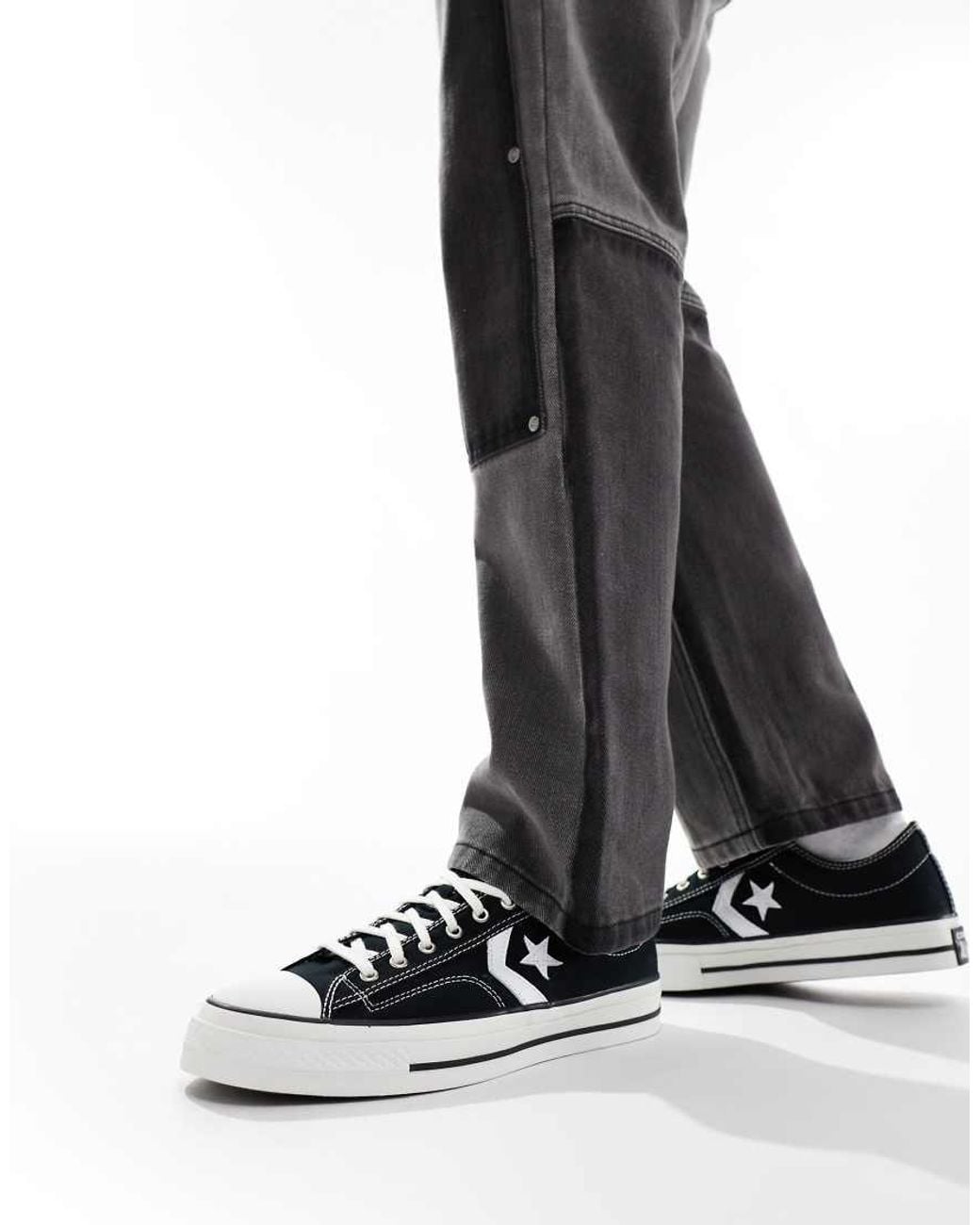 Converse Black Star Player 76 Ox Unisex Trainers