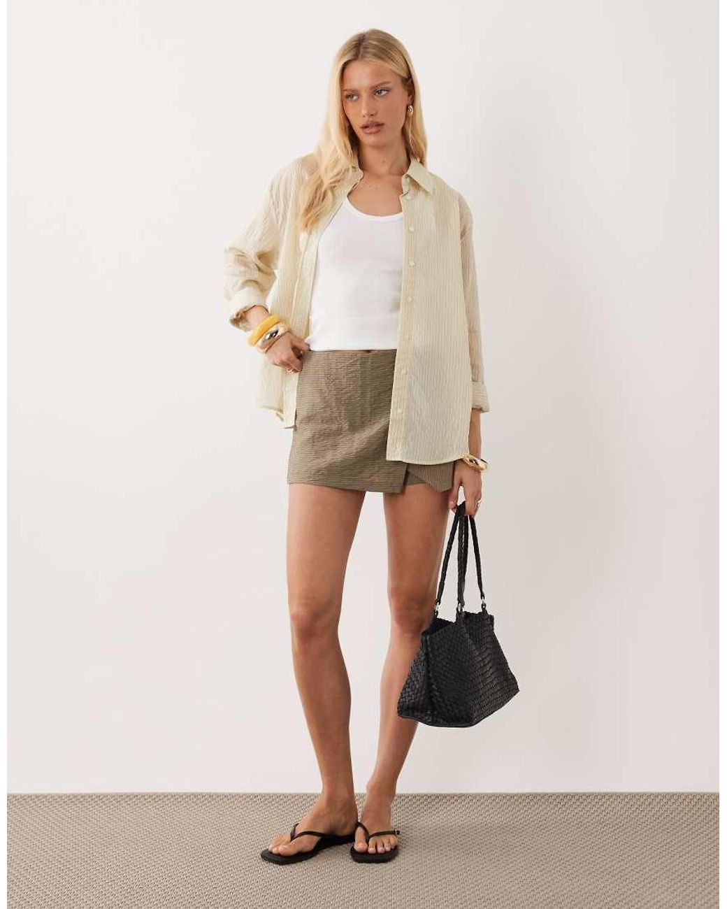 Mango Natural Ketina Tailored Mini Skort Co-ord