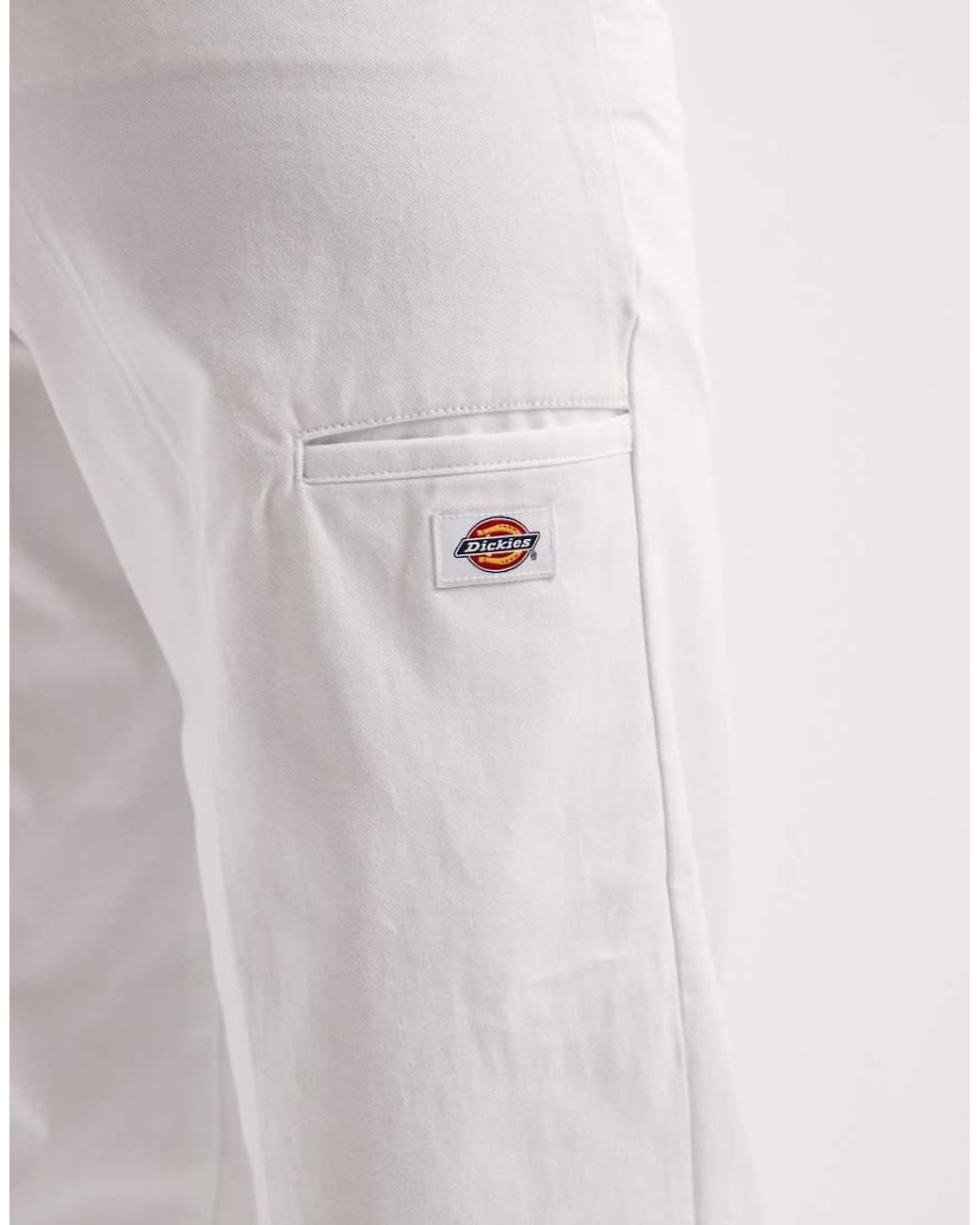 Dickies White 247 Loose Work Trousers