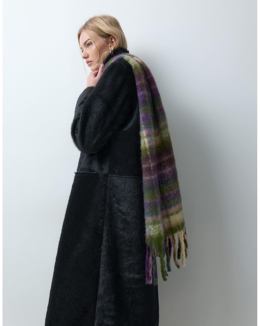 Vero Moda Gray Bouclé-schal
