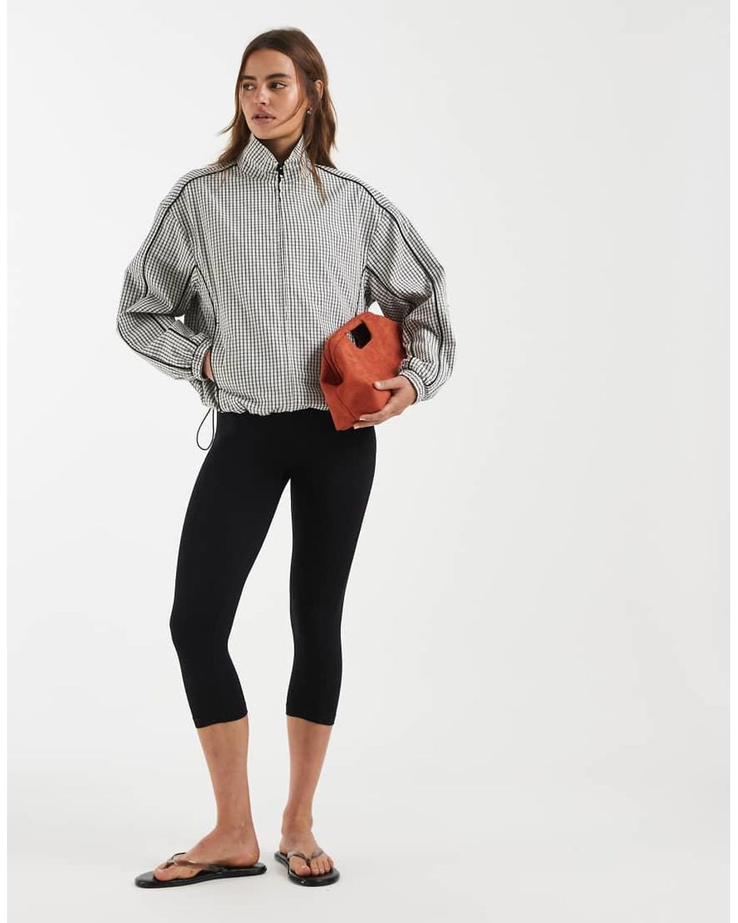 ASOS Gray Oversized Track Jacket
