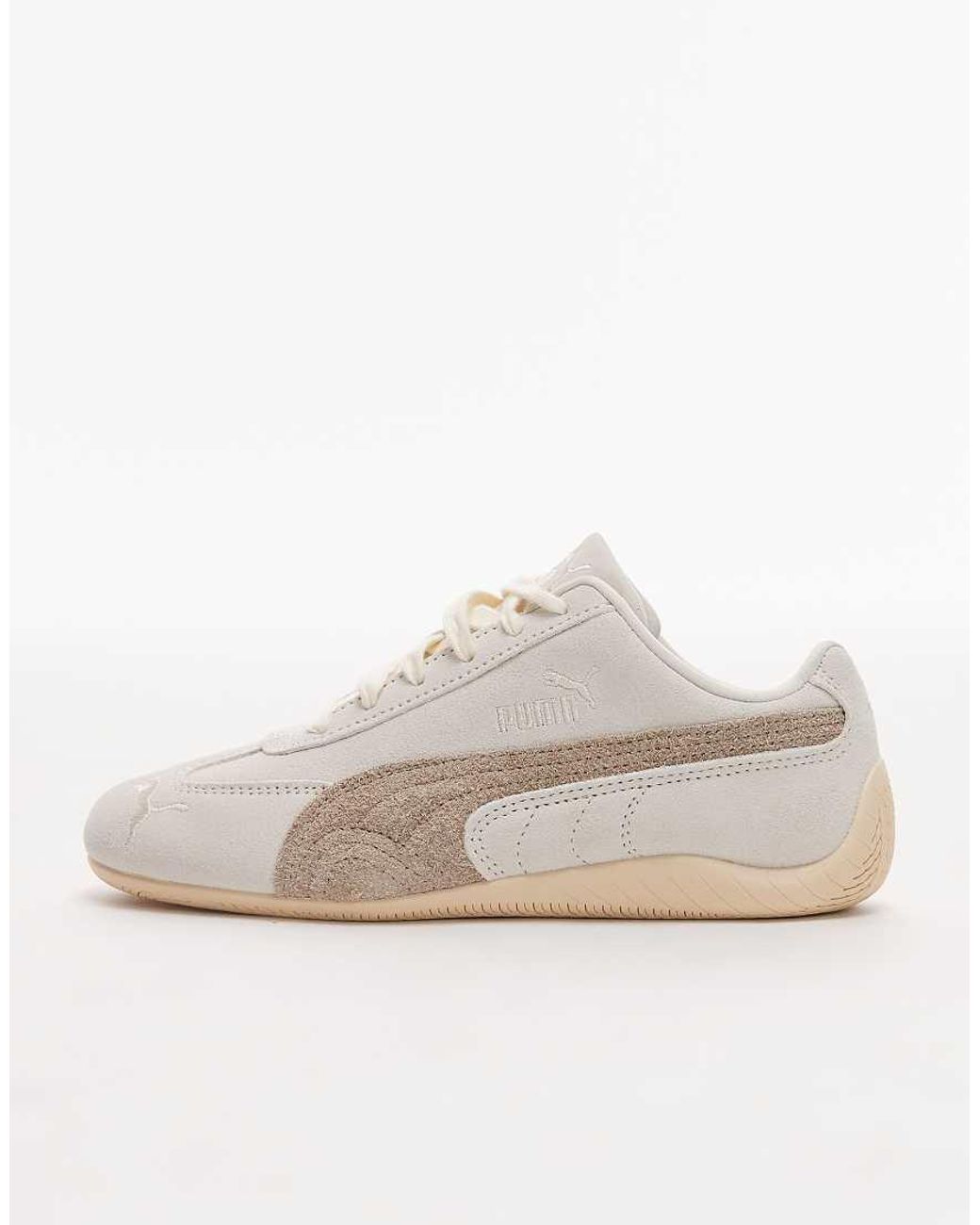 PUMA White Speedcat Elevated Trainers