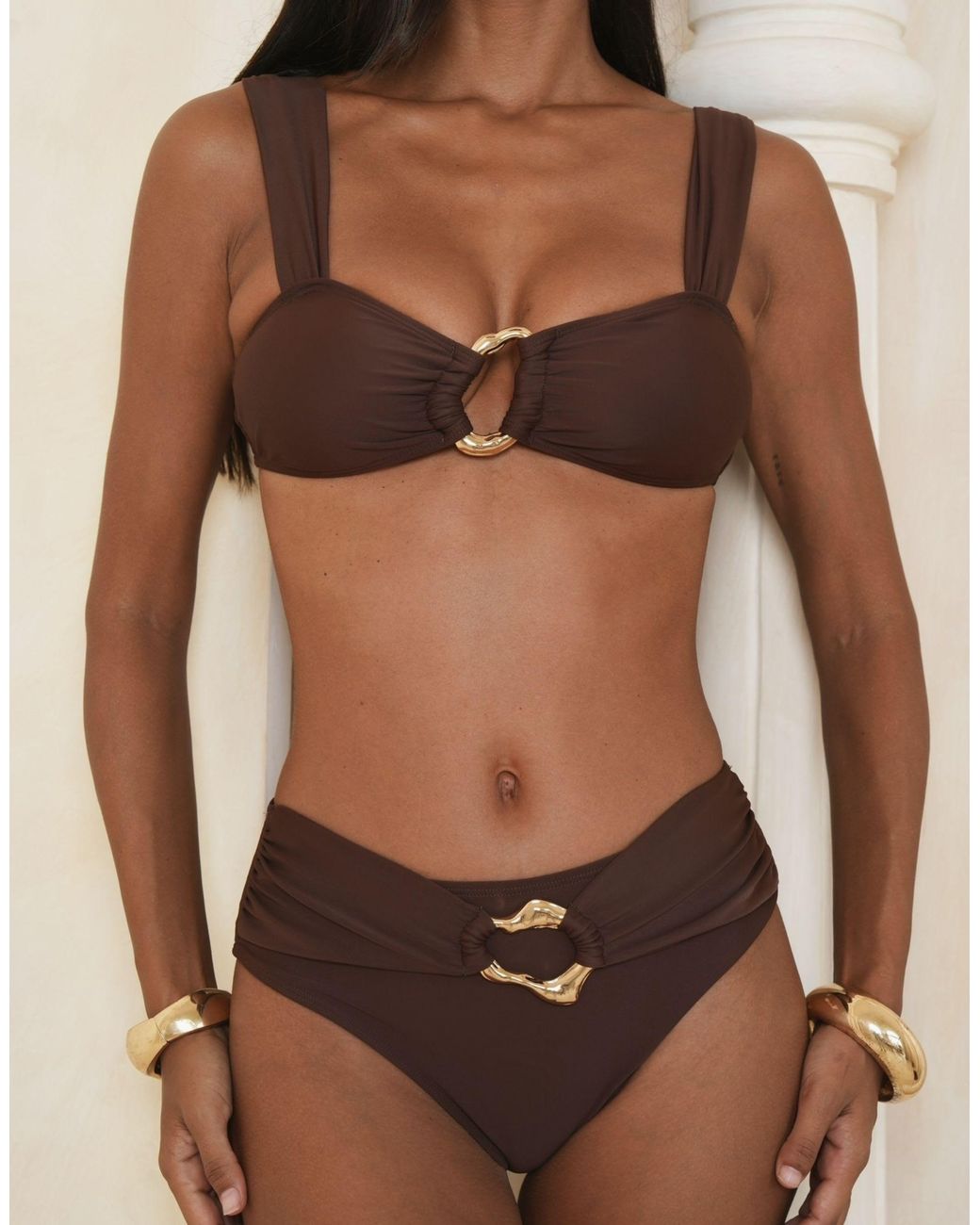 Bas Moda Minx en coloris Brown