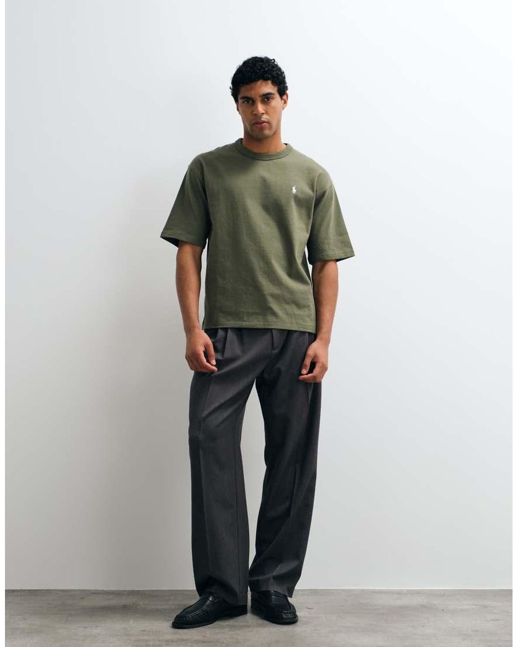 Polo Ralph Lauren Green Icon Logo Relaxed Fit T-shirt for men