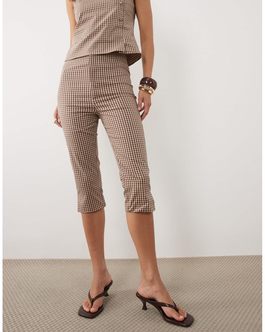 Mango Natural Farm Capri Pants