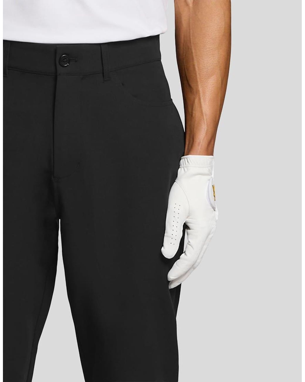Lyle & Scott White Trousers 5 Pocket Golf Trousers for men