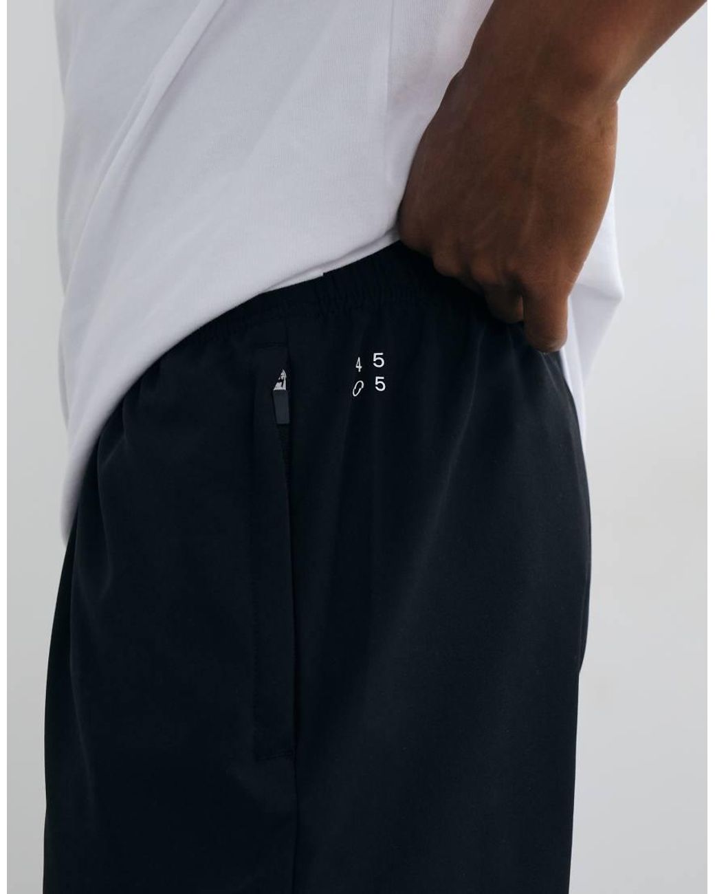 4505 Multicolor Icon 5 Inch Quick Dry Training Shorts With Zip Pockets 2 Pack for men