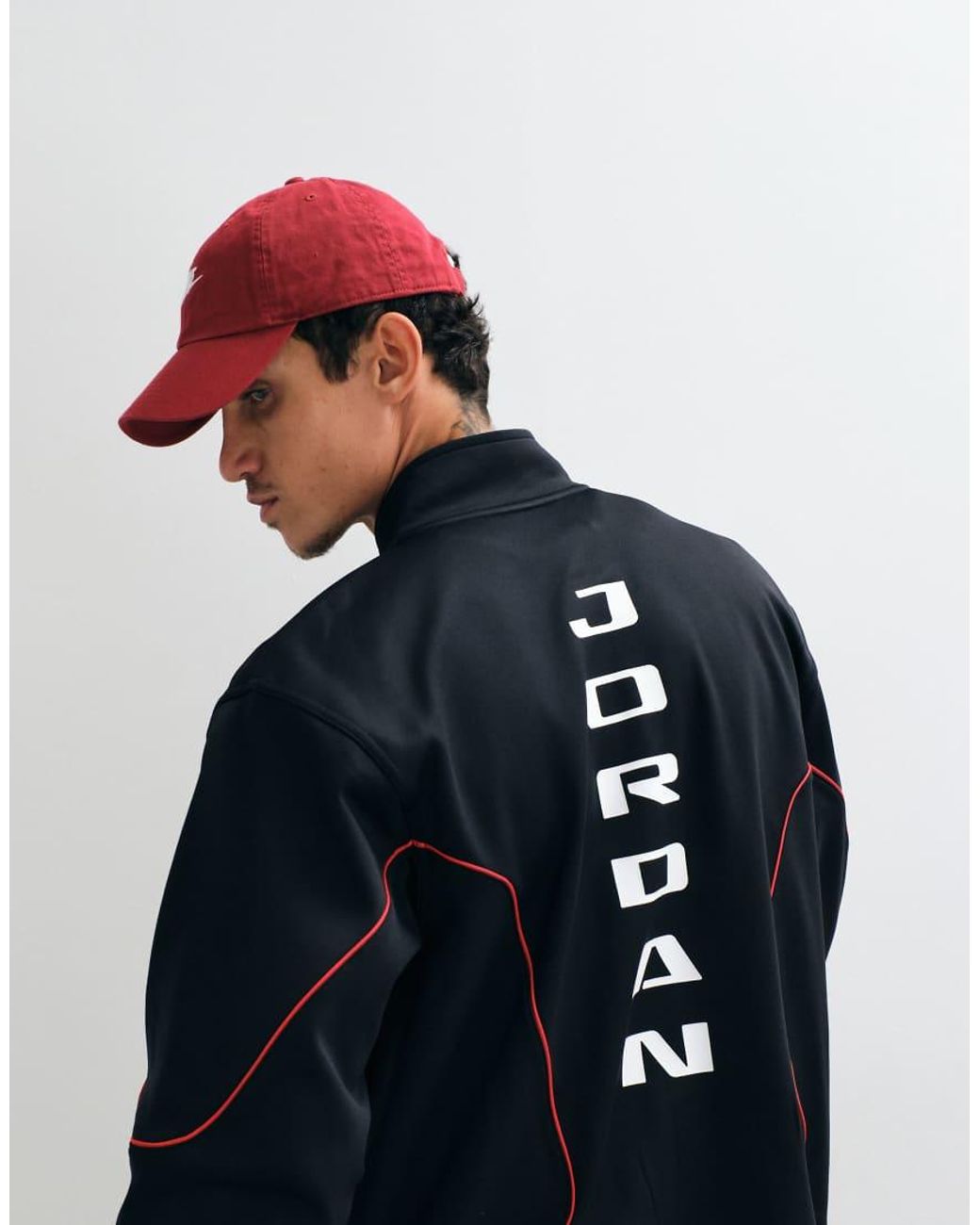 Nike Blue Jumpman Logo Full Zip Track Jacket for men
