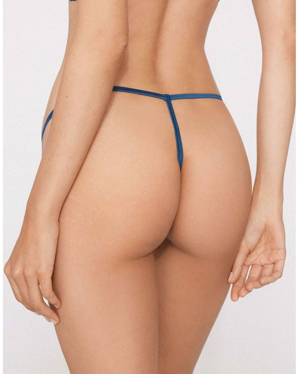 Tezenis Blue Flower Desire Tanga Panel G-String