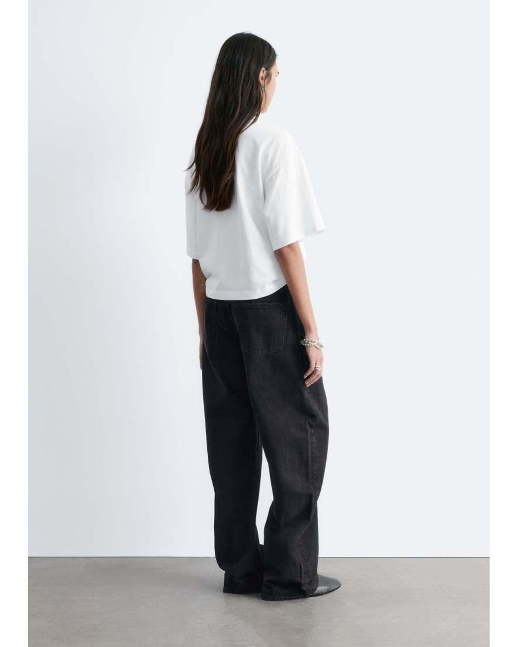 & Other Stories Gray Boxy Oversized T-shirt