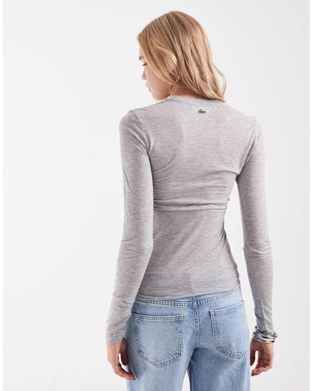Top di Lacoste in Blue
