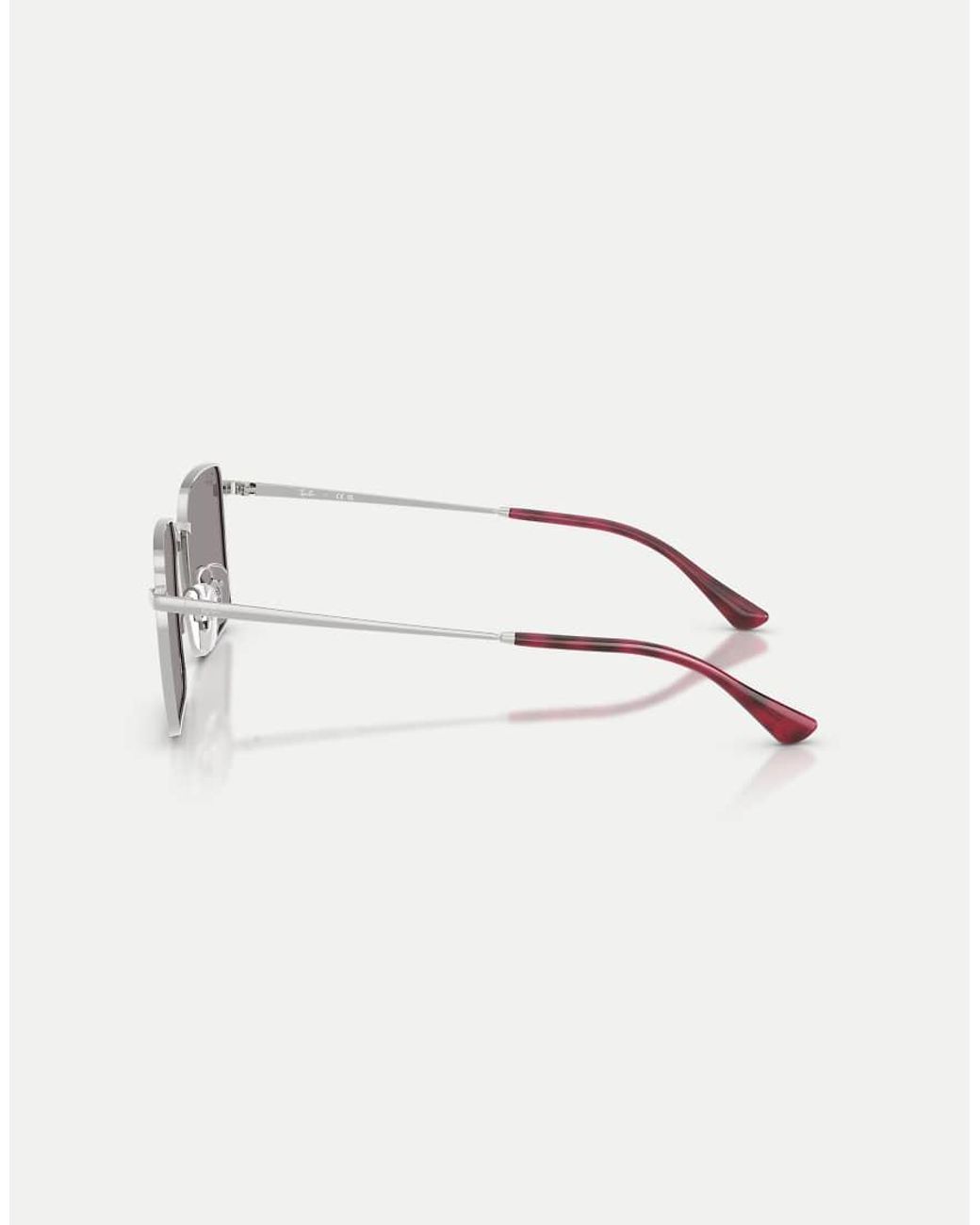 Ray-Ban Gray Idan Square Sunglasses With Lens