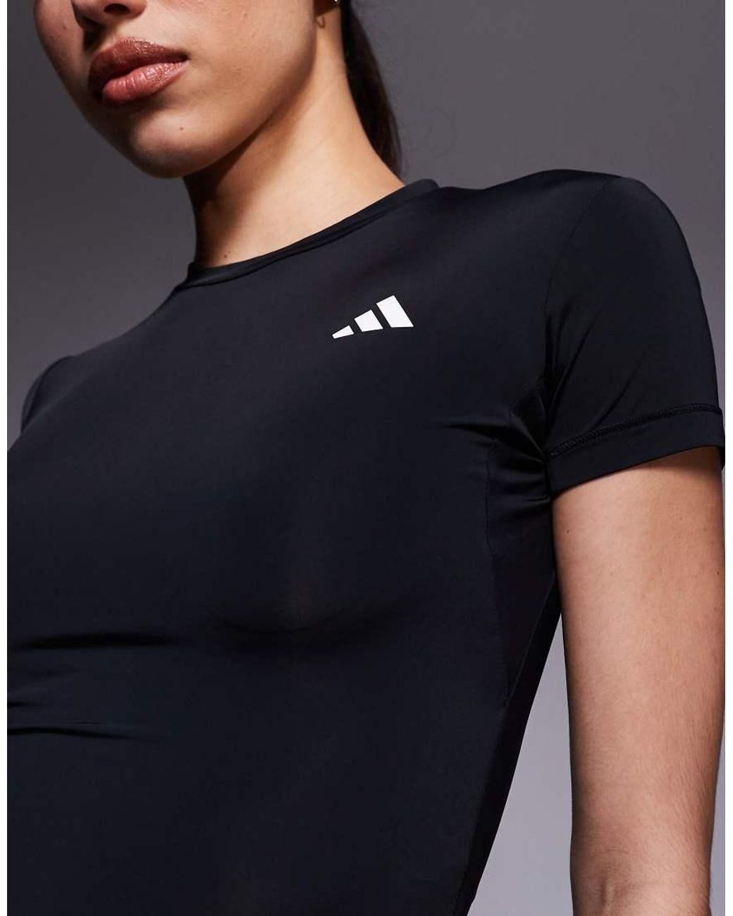 Adidas Originals Black Adidas Training Power Essentials Baby Tee