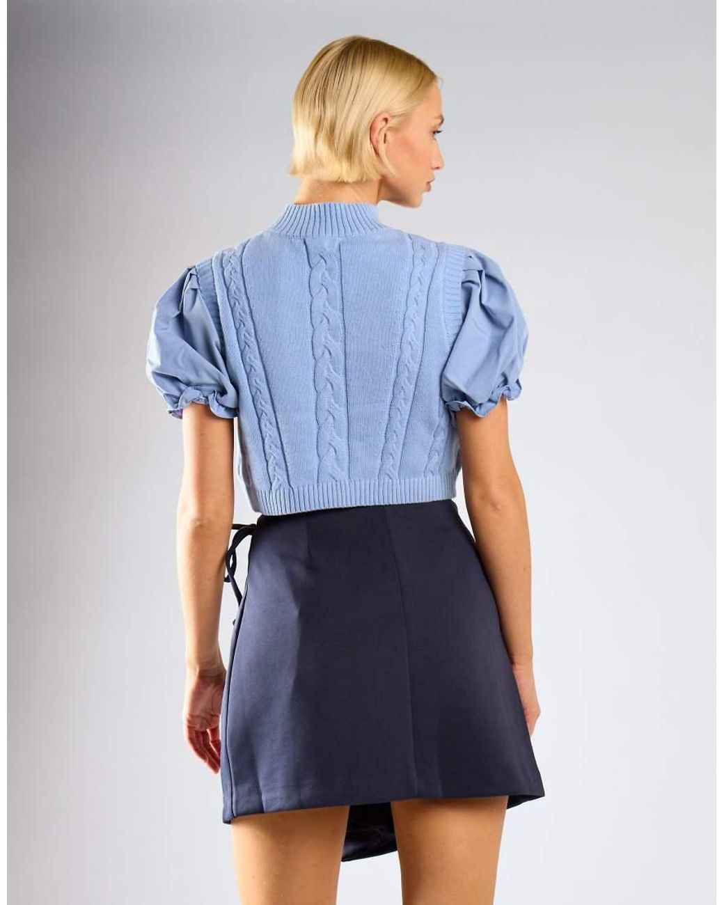 Glamorous Blue Mini Skirts