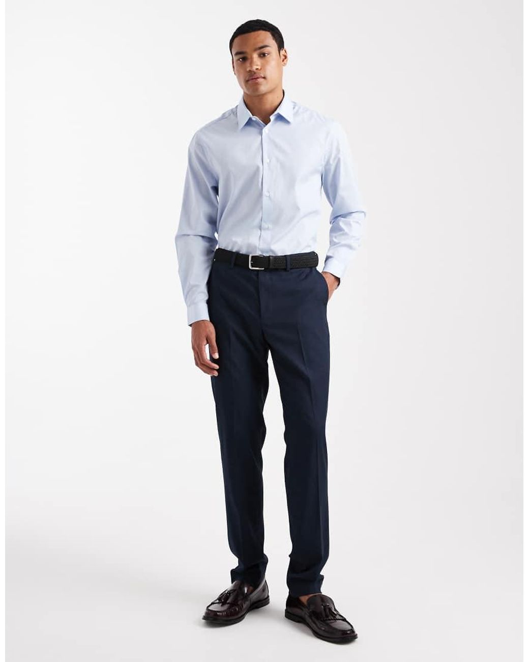 ASOS Blue Regular Shirt for men