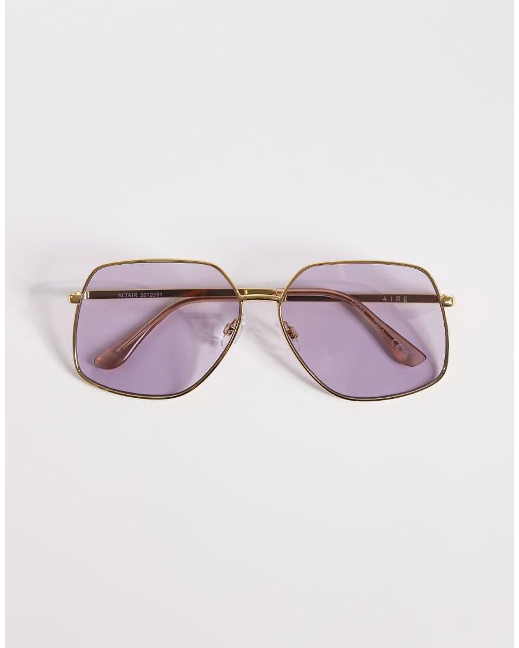 Aire Metallic Altair Angular 70S Aviator Sunglasses