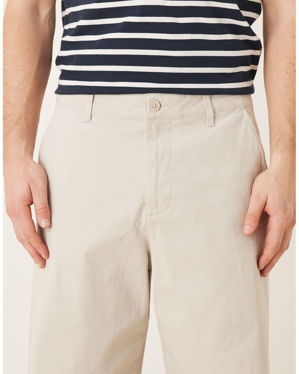 ASOS Natural Loose Chinos for men