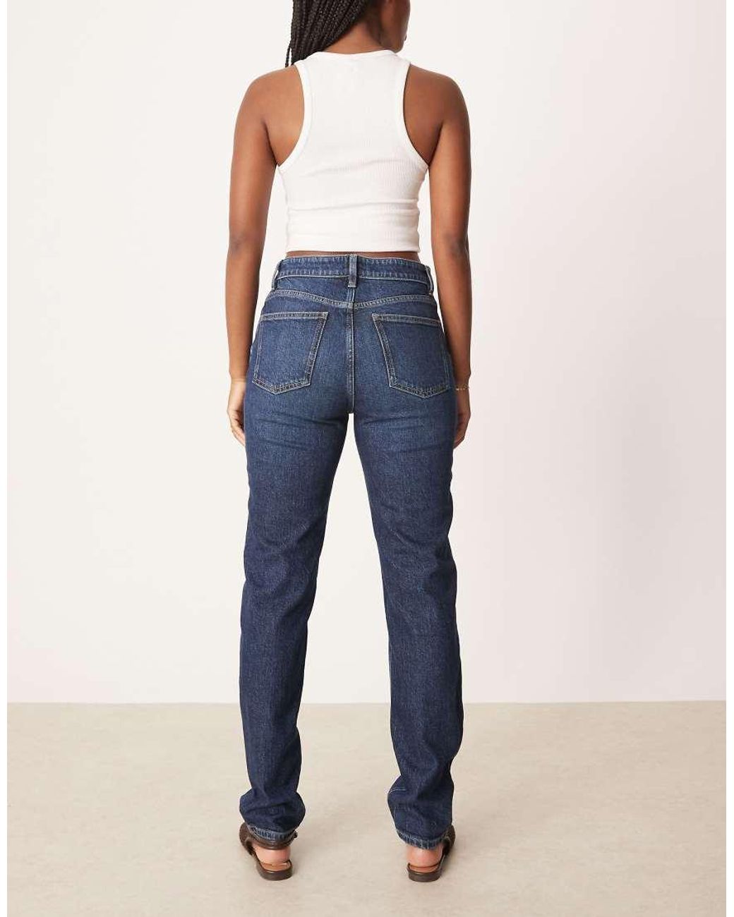 Mango Blue Newmom Slim Mom Jean