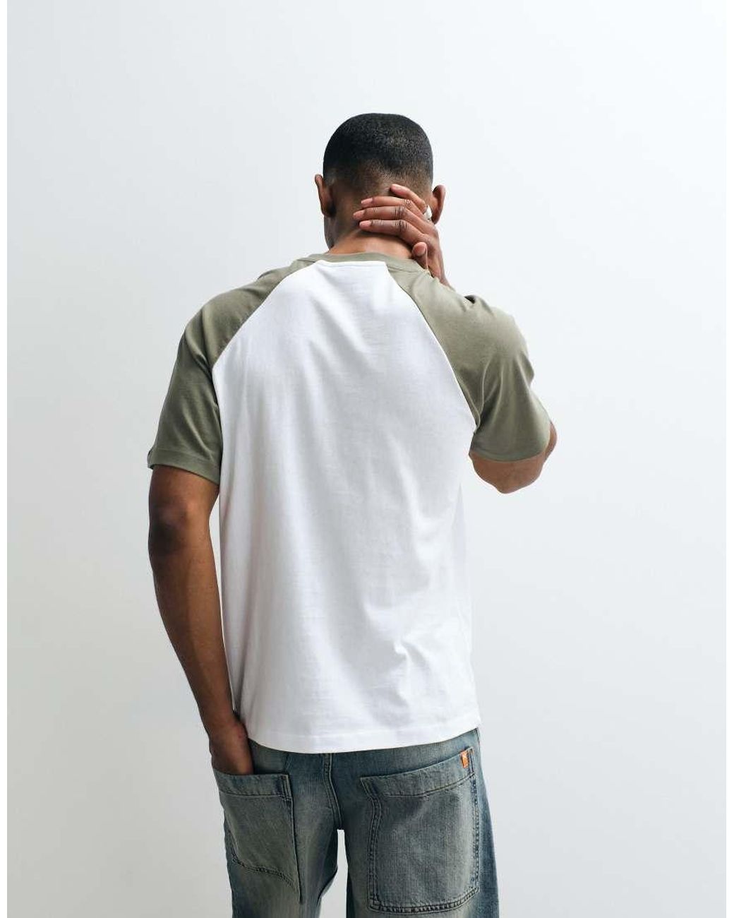 ASOS White Regular T-shirt With Chest Graphic for men