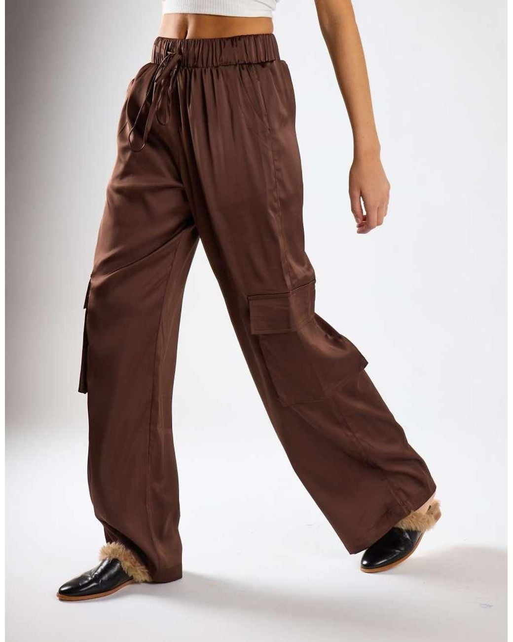 Glamorous White Cargo Trousers