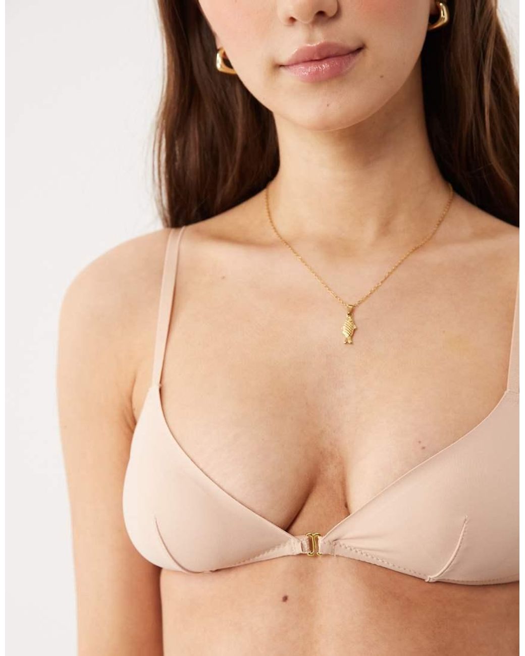 ASOS Natural Carla Smoothing Triangle Bra