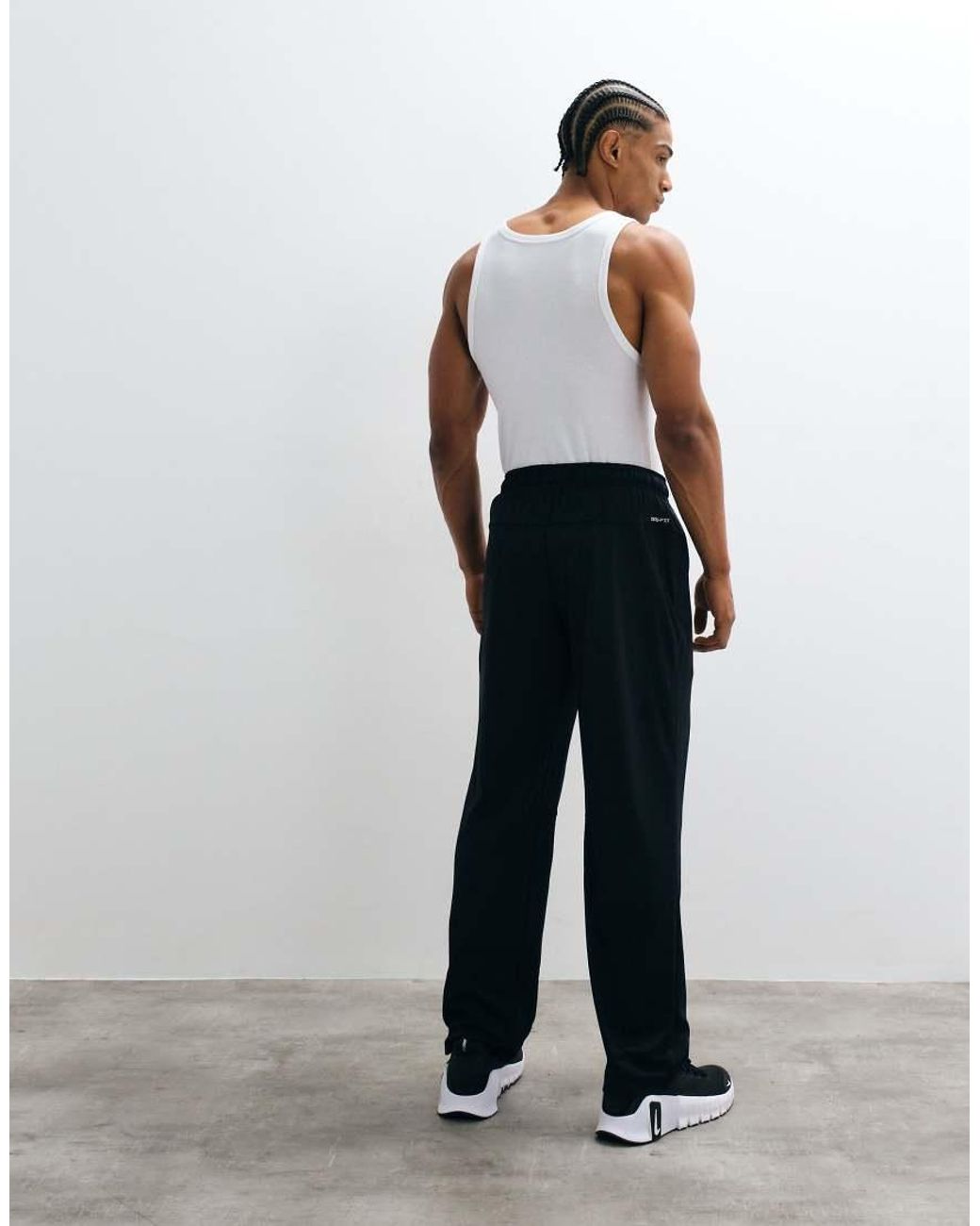 Nike White Flex Dri-fit Trousers for men