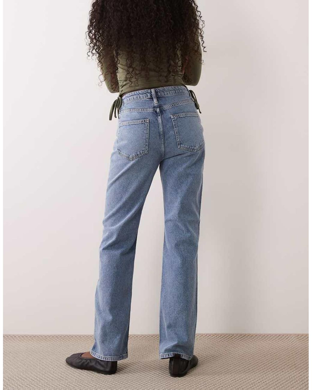 ASOS Blue Straight Leg Jean