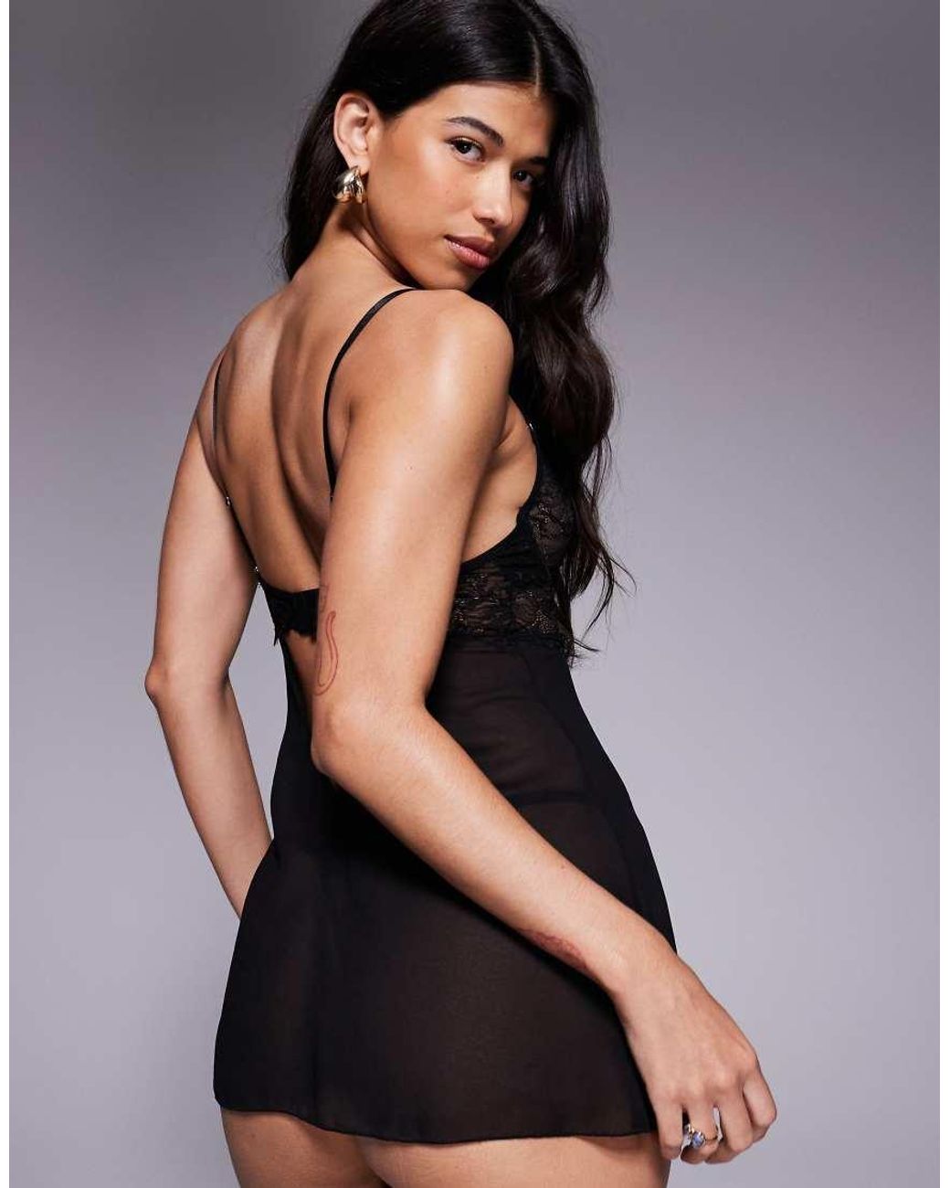 Ann Summers Black Iris Babydoll