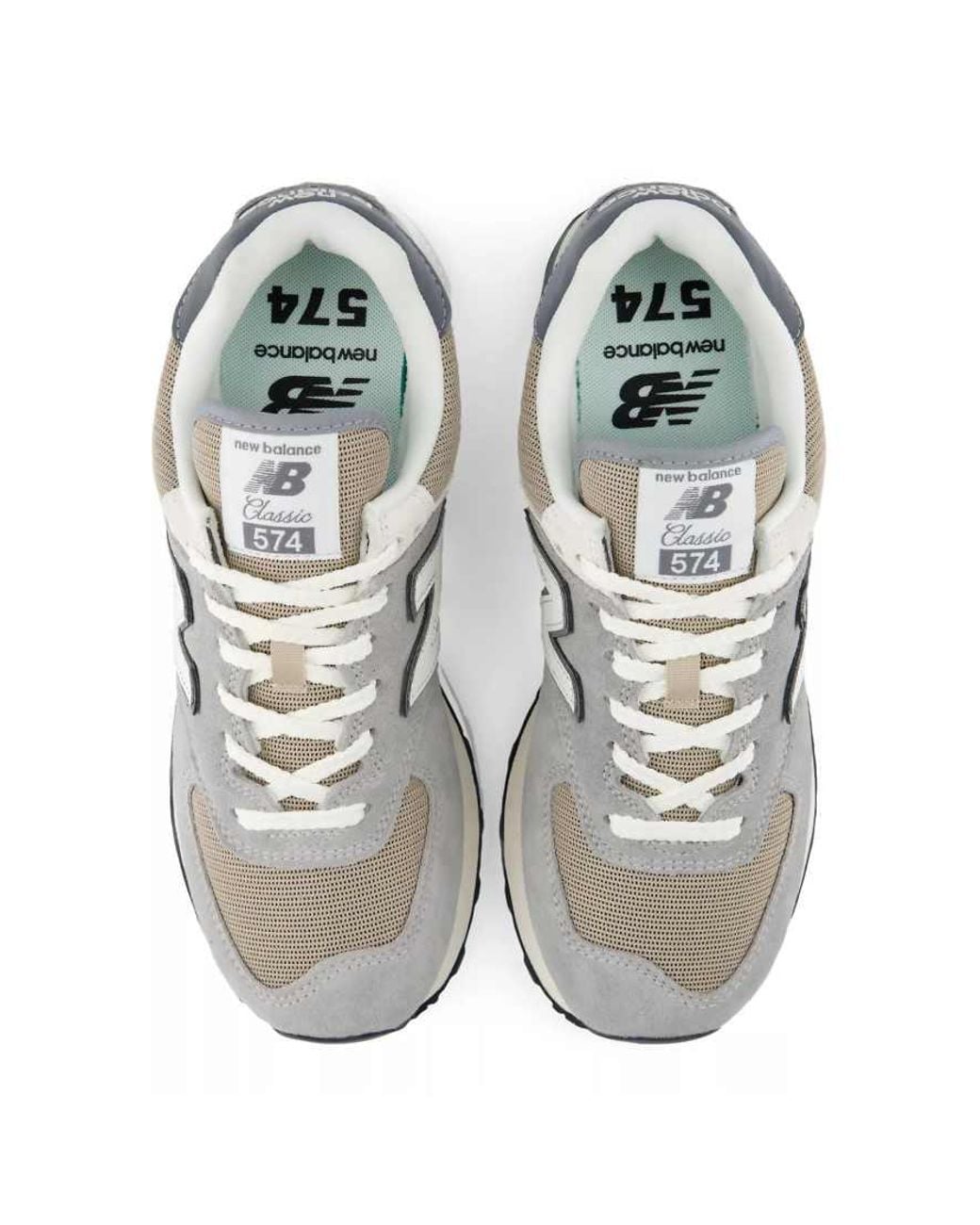 New Balance Gray 574 Trainers