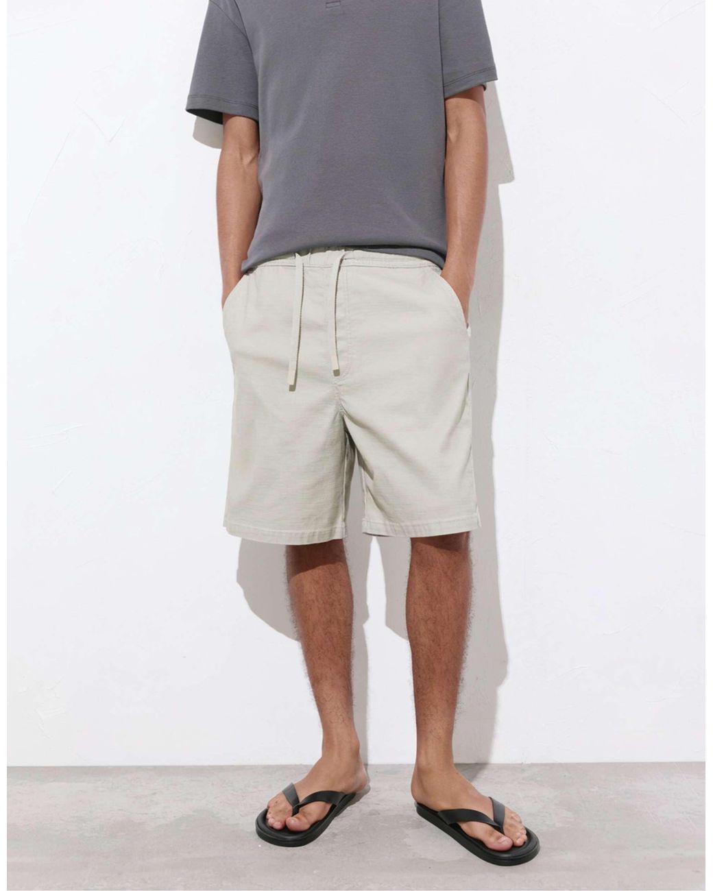 Pull&Bear – bermudashorts in Blue für Herren