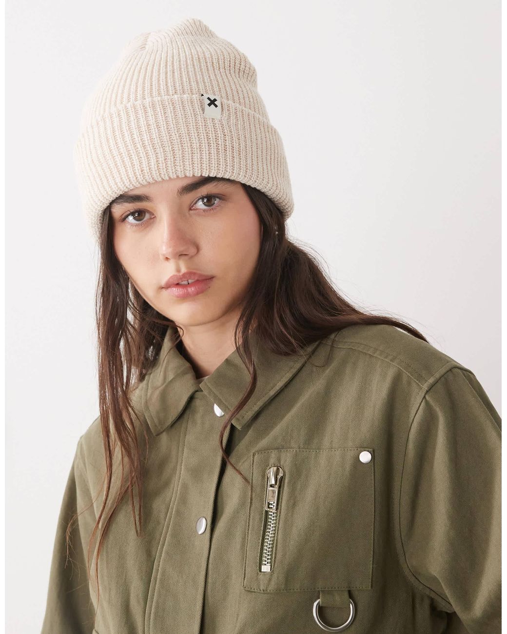 Collusion White – strickmütze