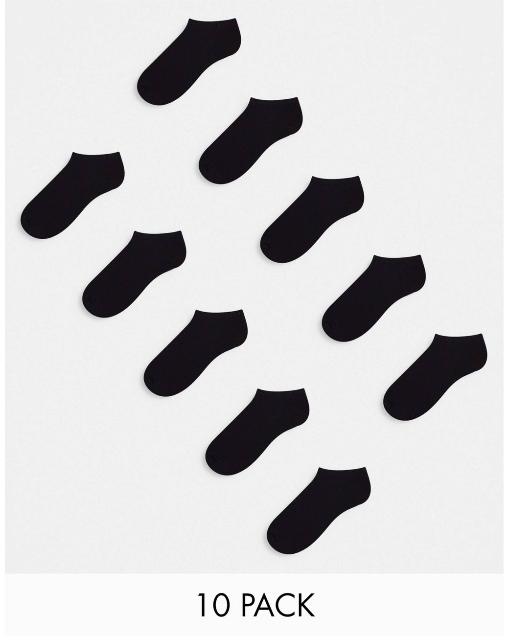 Jack & Jones White 10 Pack Socks for men