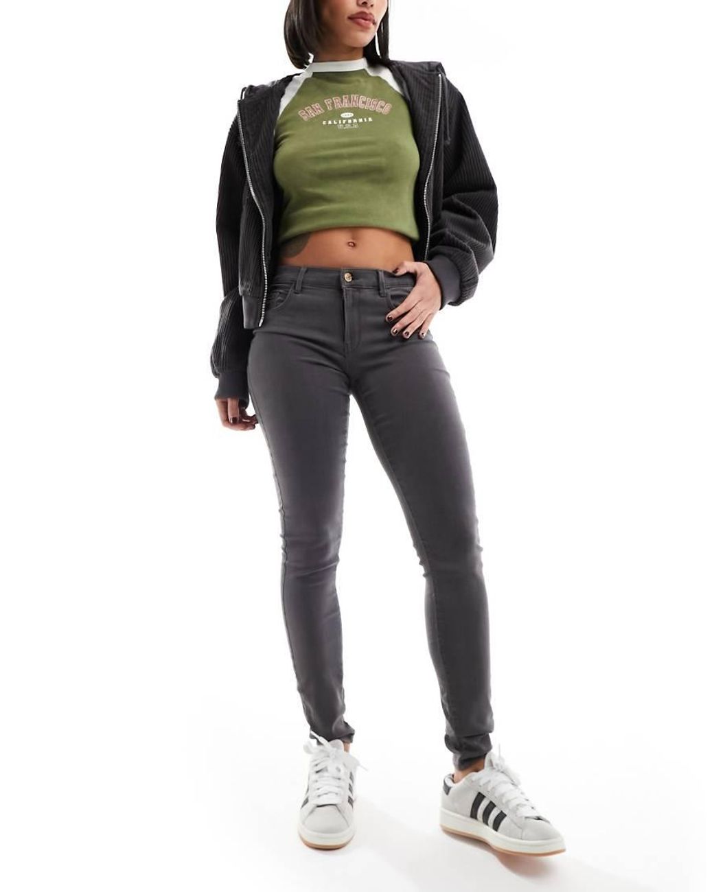 ONLY Black Rain Skinny Jeans