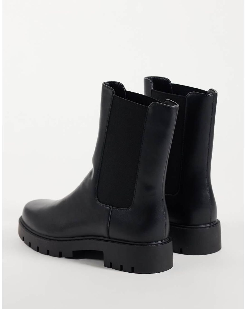 Mango Black Teen Sleek Chelsea Boot