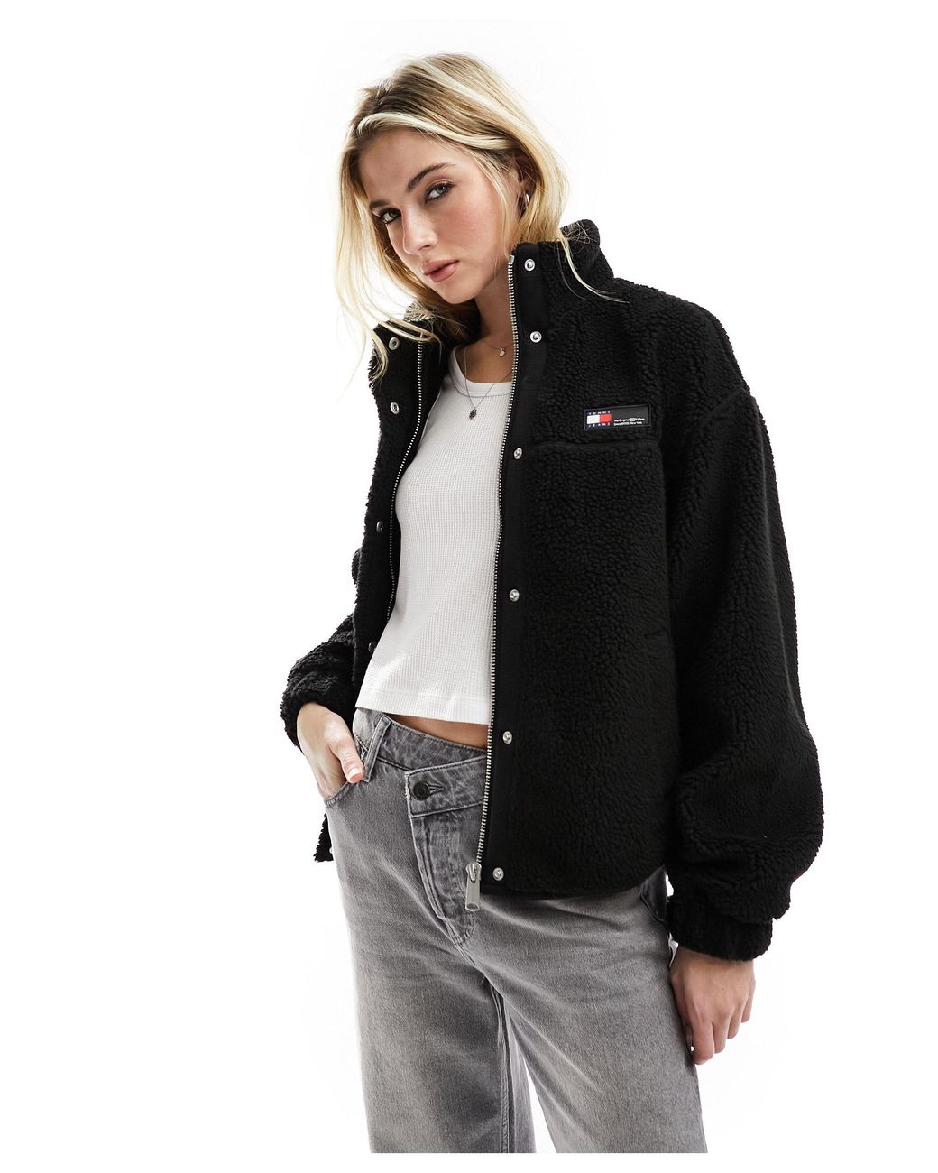 Veste teddy tommy hilfiger new arrivals