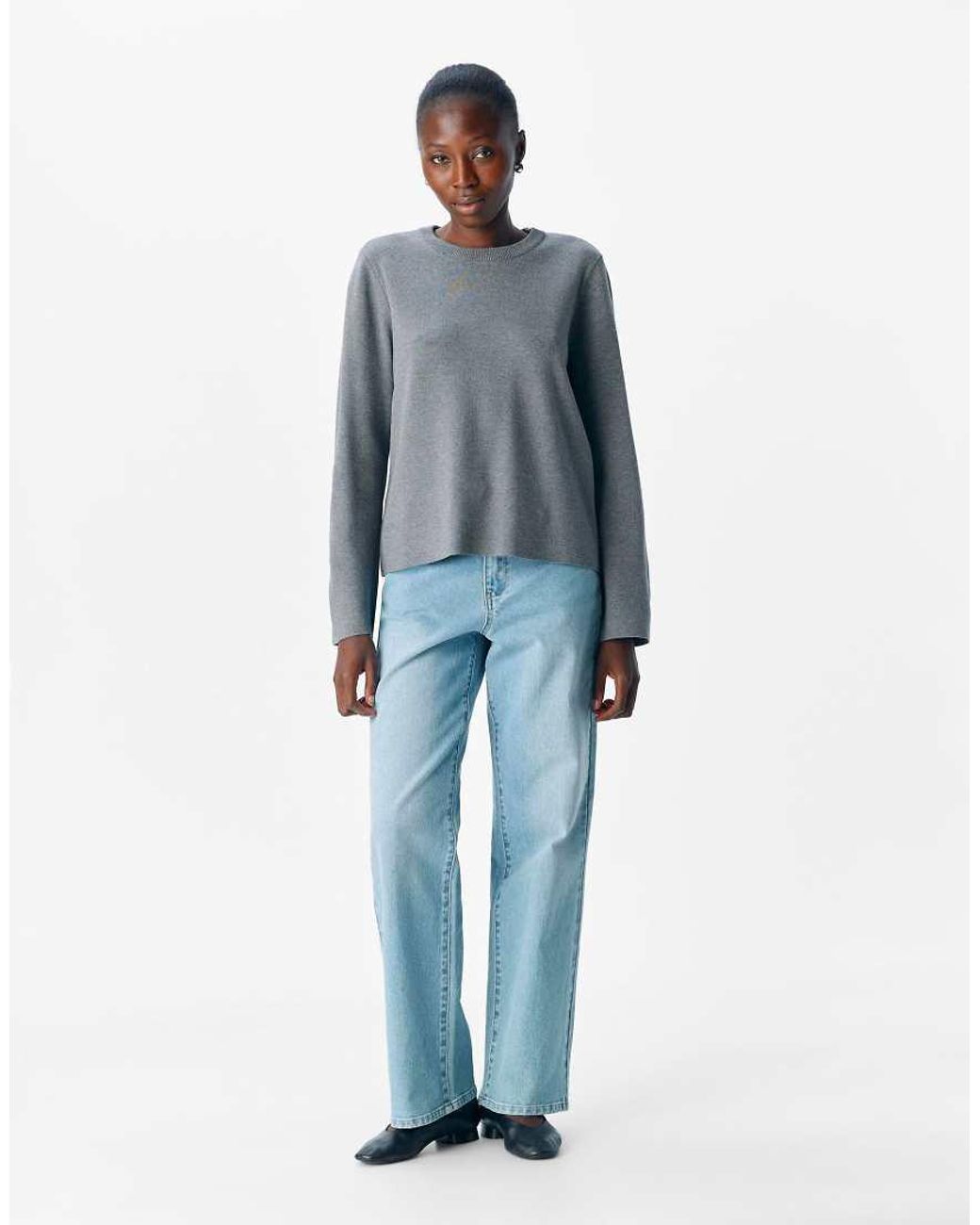 Object Blue Knitted Pullover