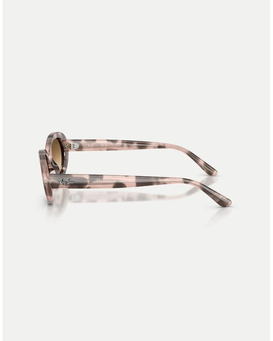 Ray-Ban Natural Rb2223 Oval Sunglasses With Lens