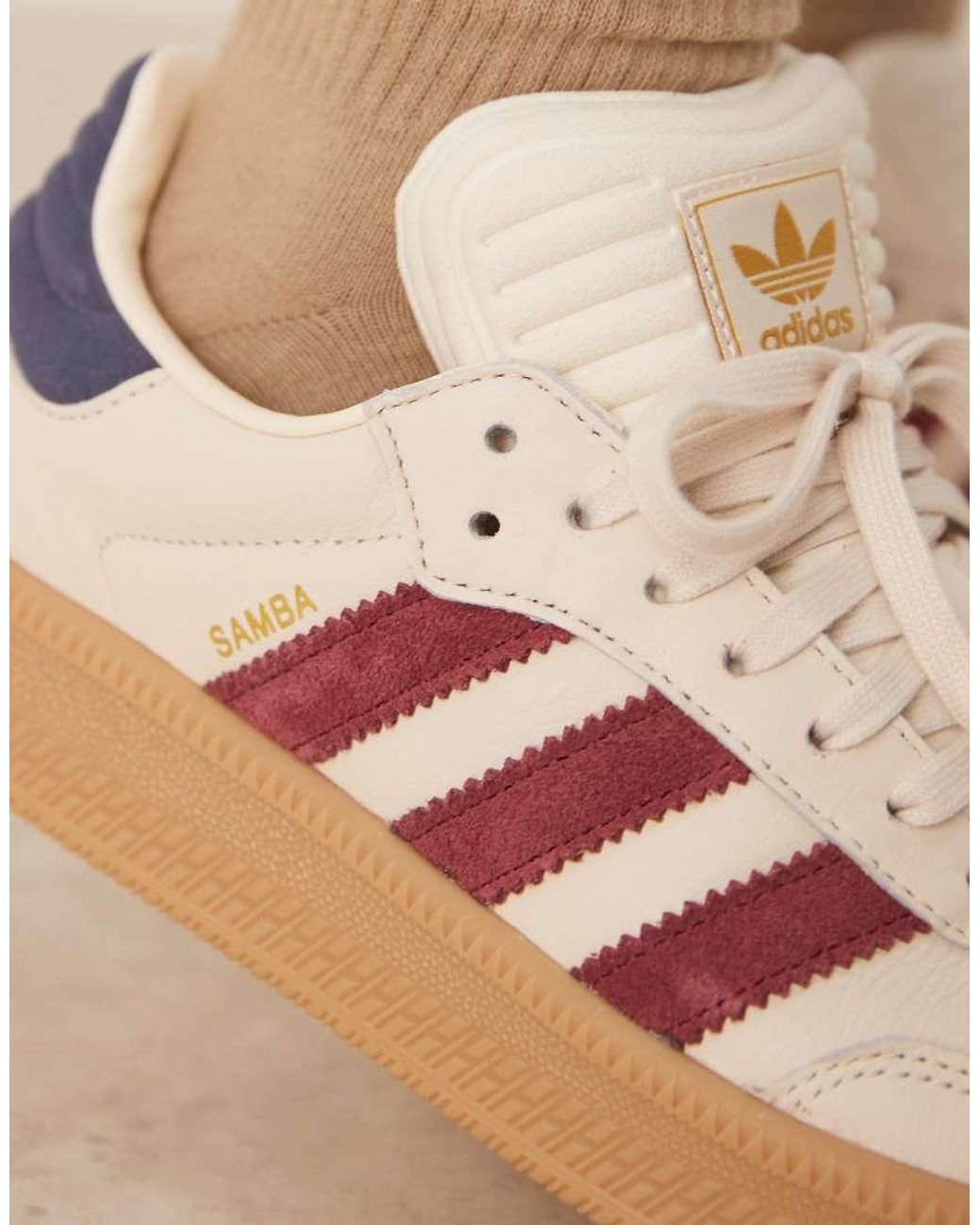 Adidas Originals White Samba Xlg Trainers for men