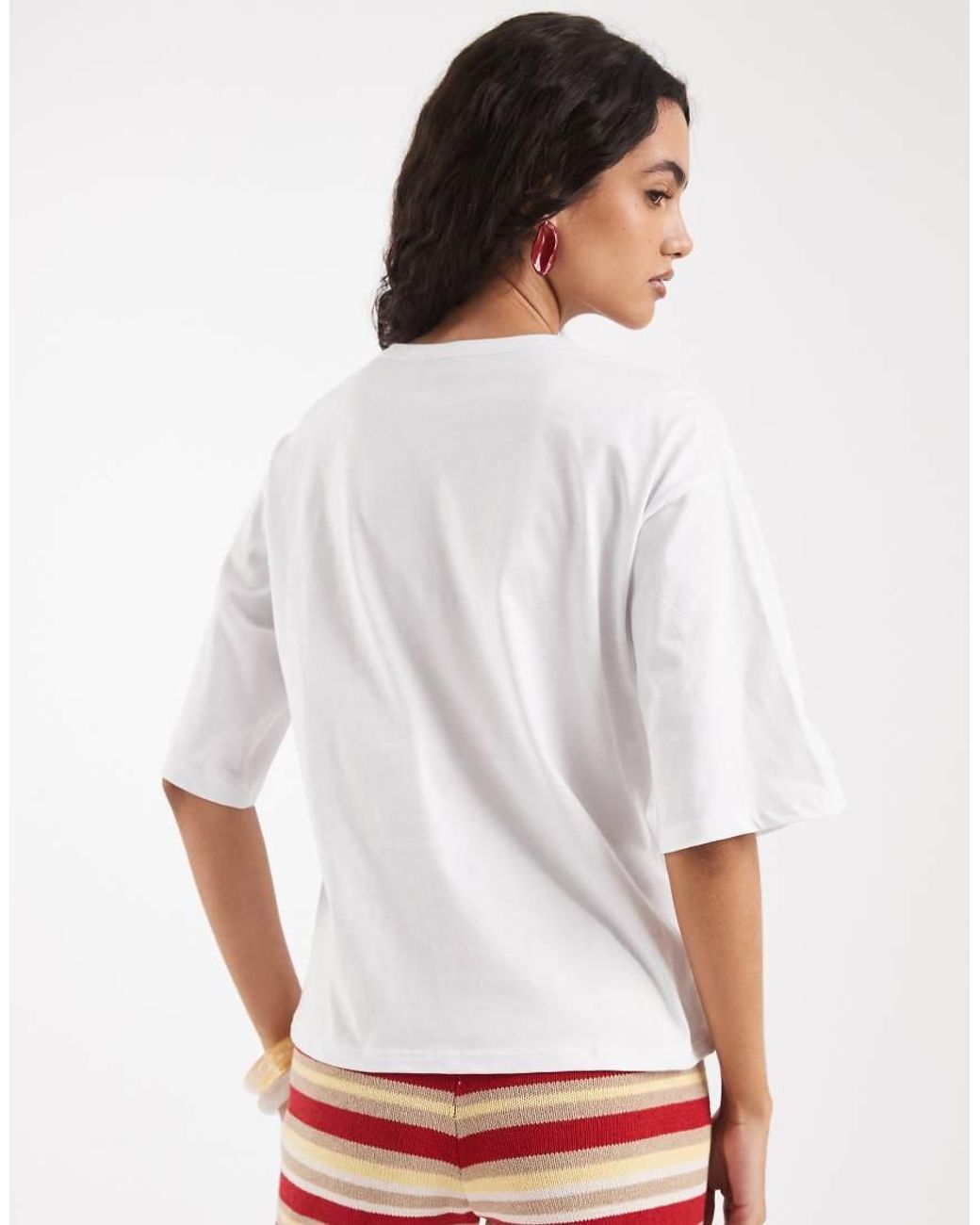 Vero Moda White Short Sleeve T-shirt