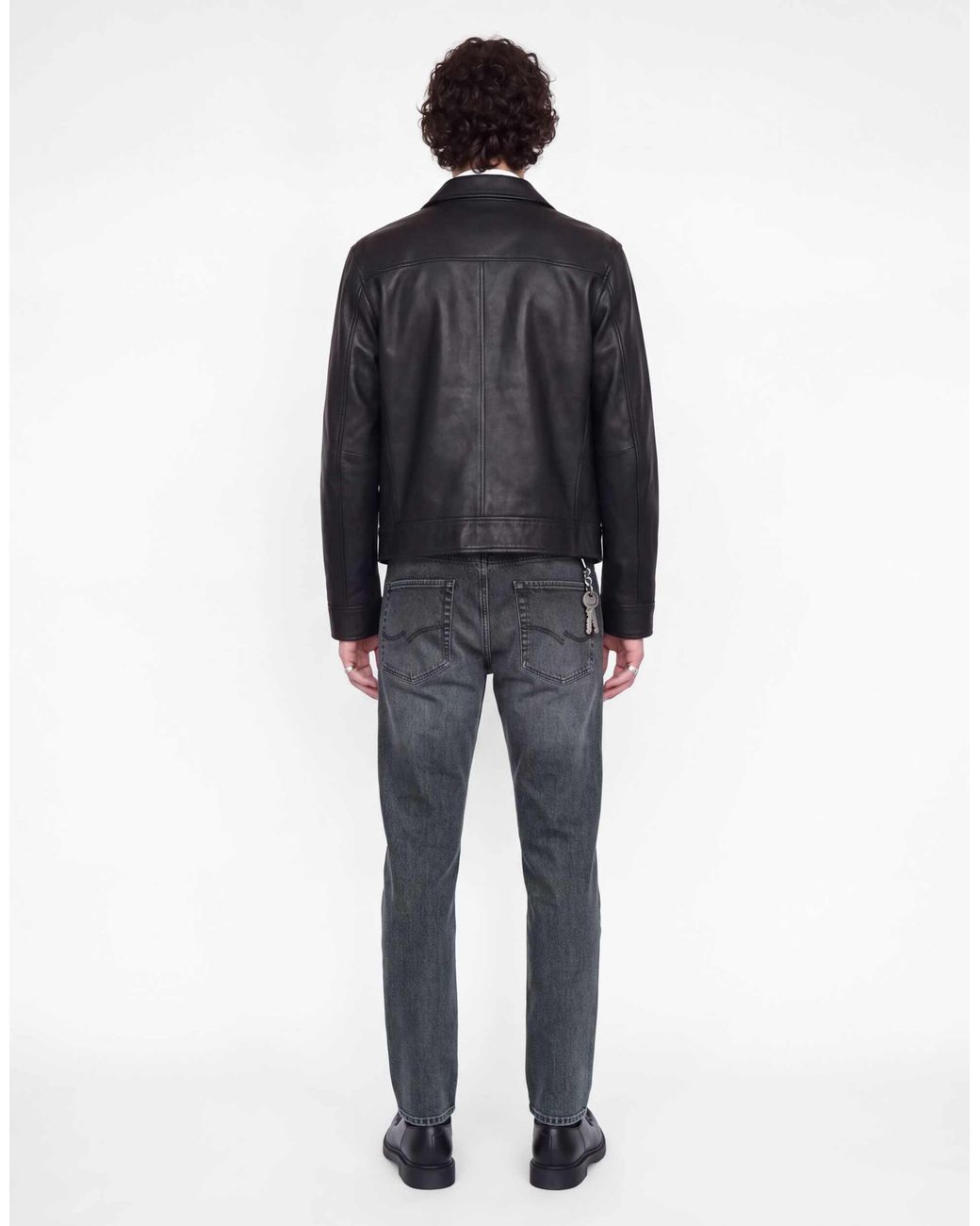 Jack & Jones Clark jeans im tapered fit mit mittlerer leibhöhe aus em denim in Blue für Herren