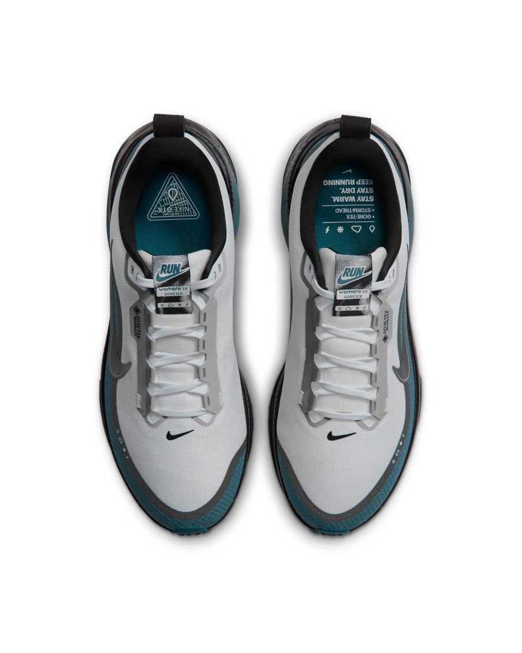 Nike Blue Nike Vomero 18 Gtx Vis Waterproof Road Running Shoes for men