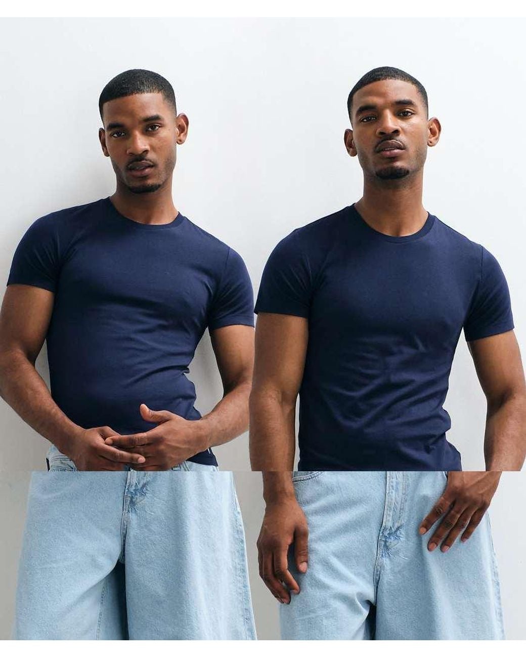 Polo Ralph Lauren Blue 2 Pack Icon Logo Lounge T-shirt for men
