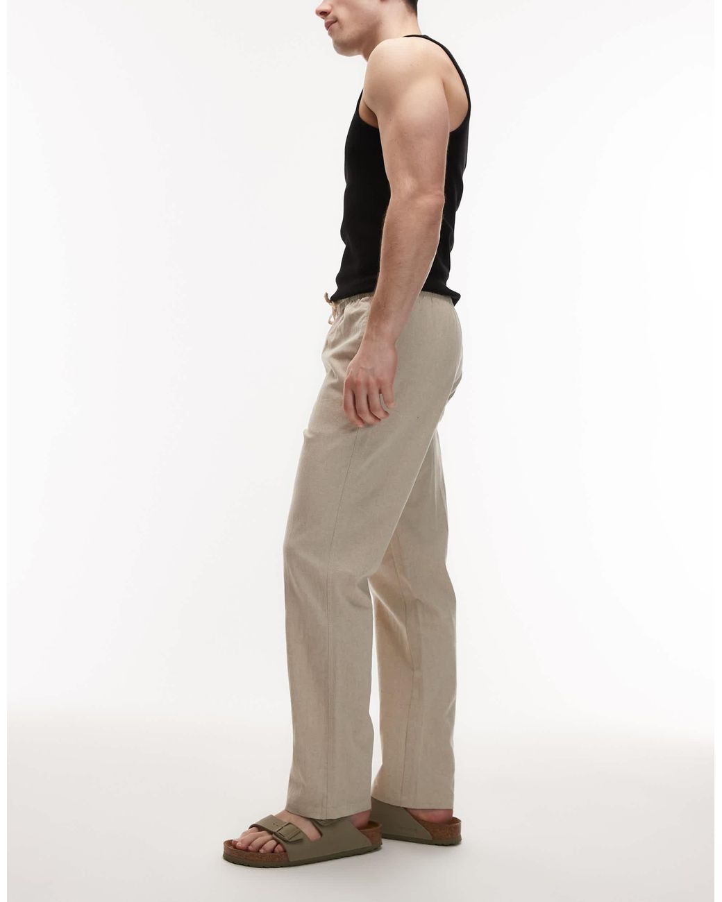 Rhythm Natural Linen Trouser for men