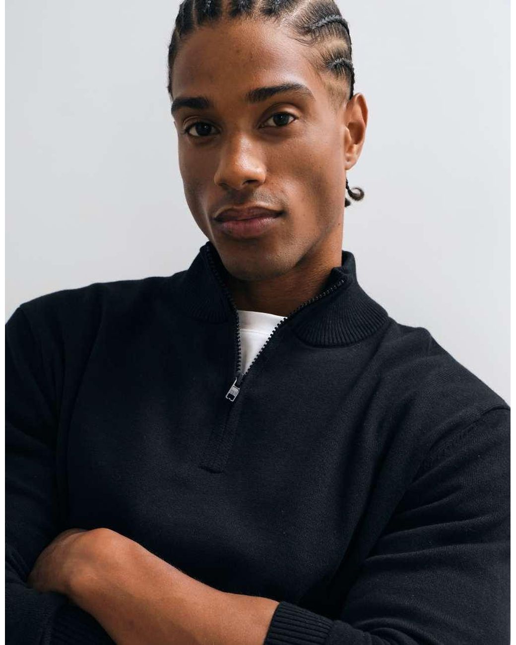 Gap Red Quarter Zip Sweatshirt for men