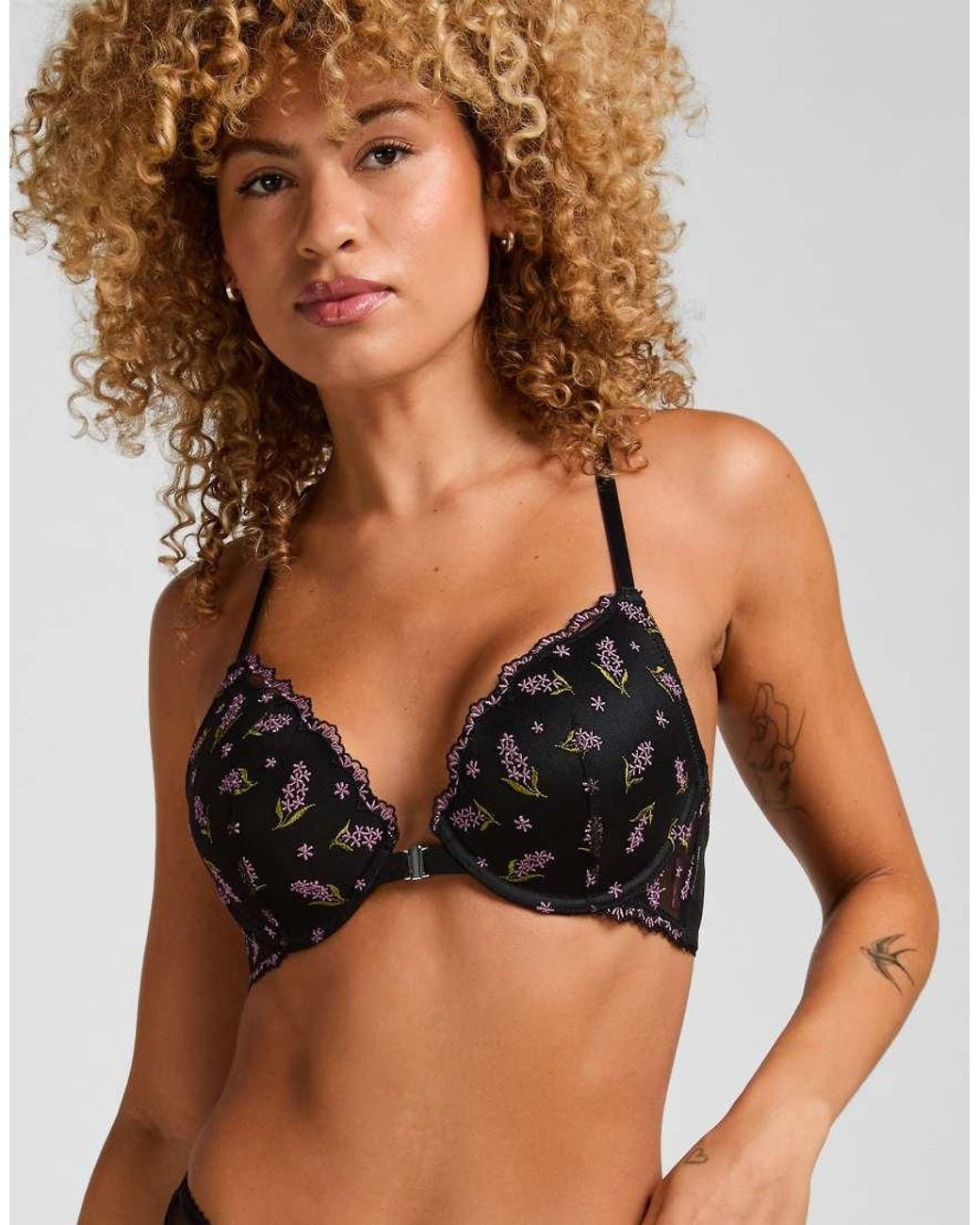 Hunkemöller Black Push-Up Bra Iris
